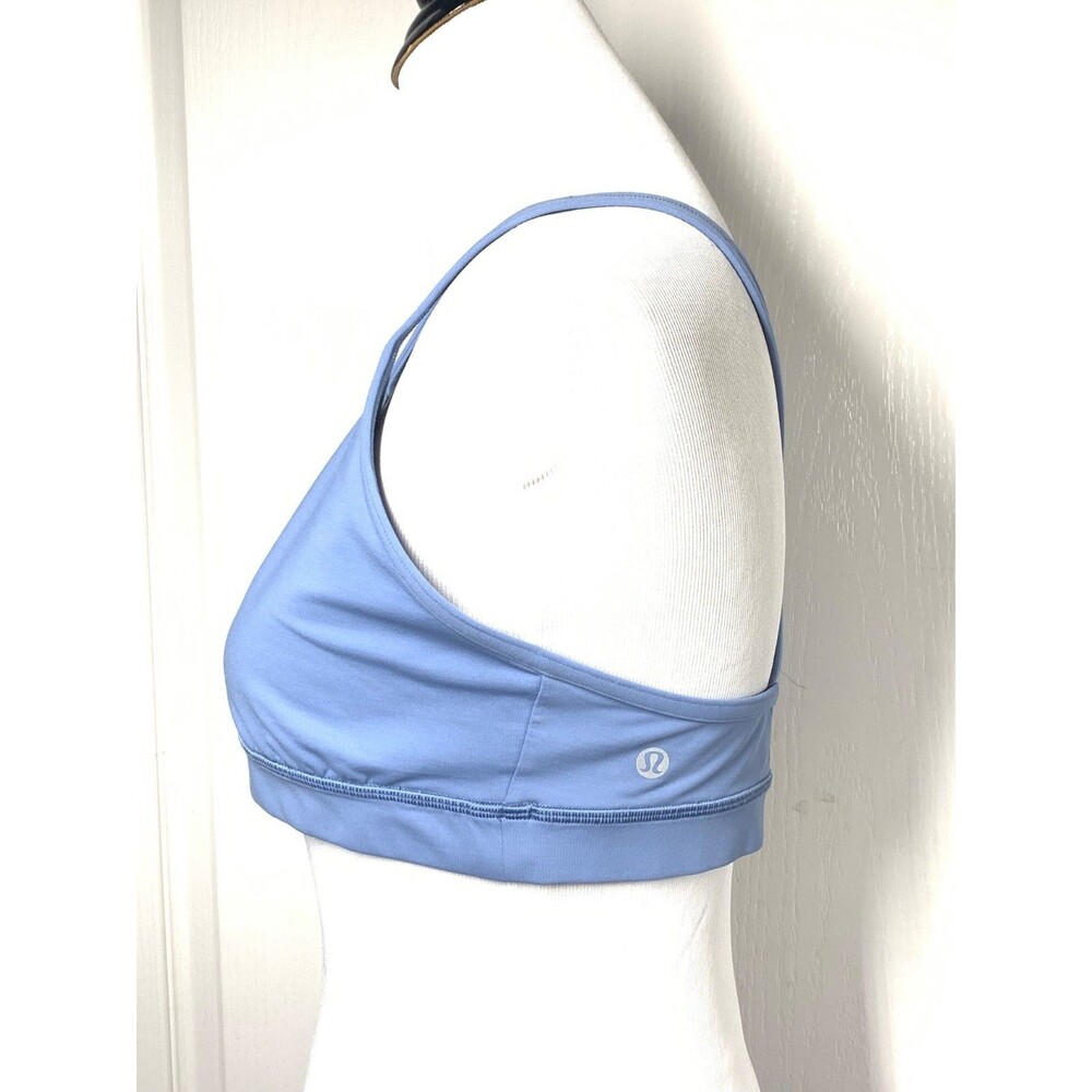 Lululemon Women's Crescent Energy Bra Size 12 Tempest Blue Special Edition - Picture 3 of 6